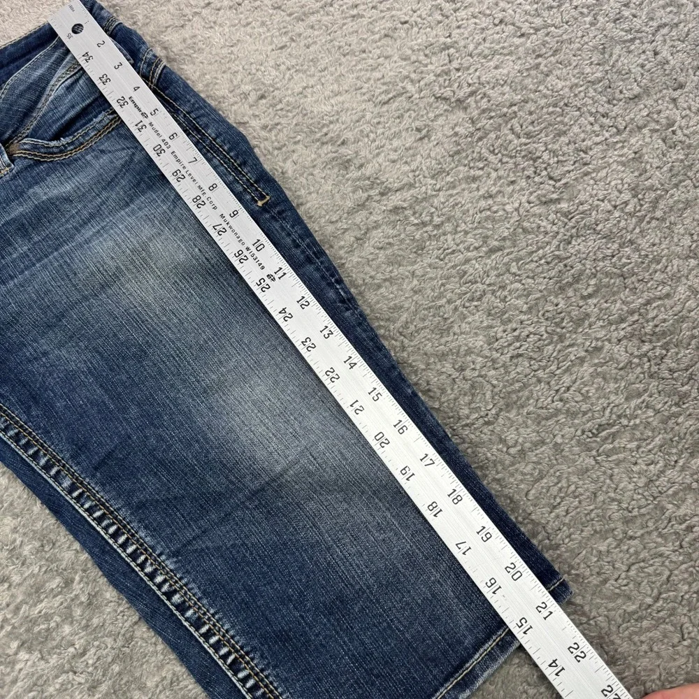 Silver Jeans Co Camden Rose Bermuda Shorts Dark Wash Denim Womens 29 L5021SSR470